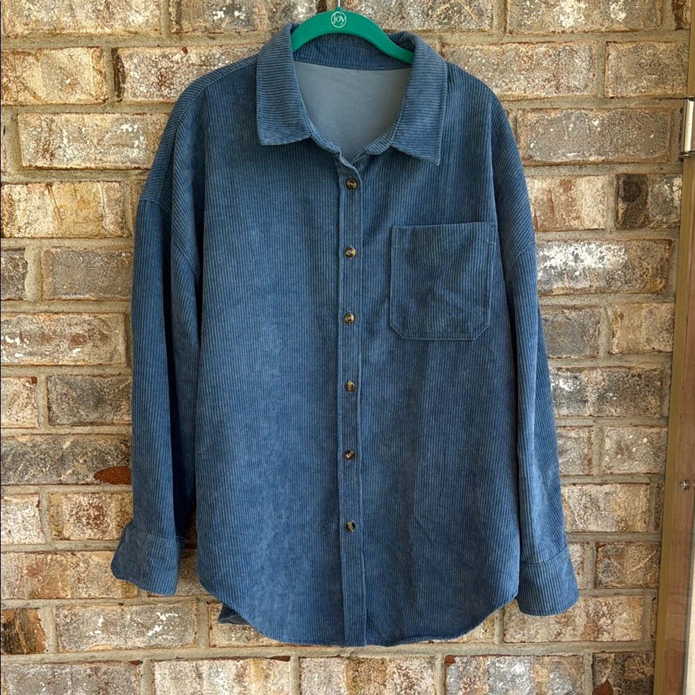 Women's Blue light “Corduroy”Jacket